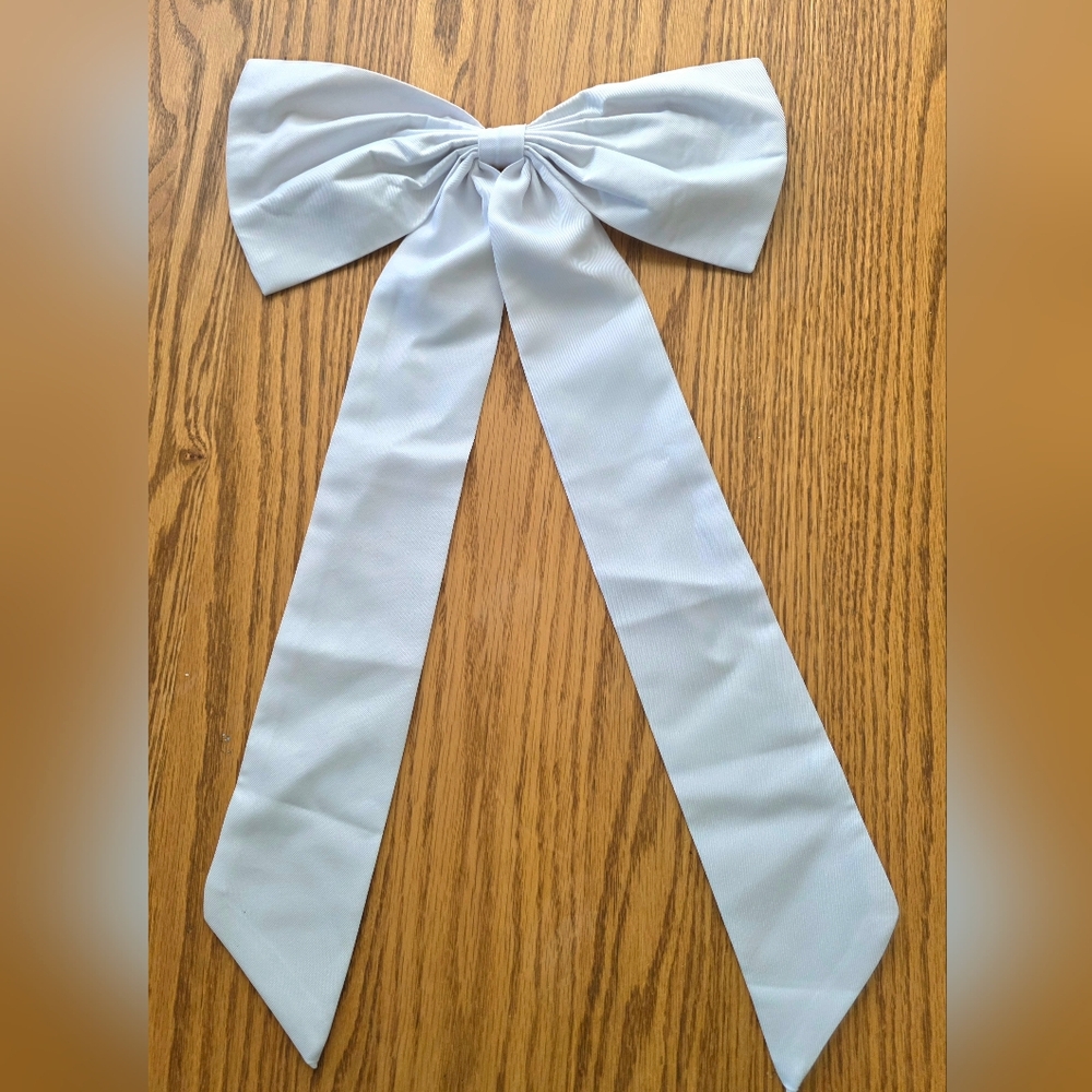 Handmade Blue and White Girls' Classic Belle-Style Costume Dress - Picture 6 of 7